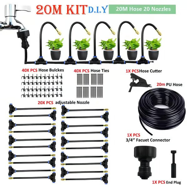 AquaGlide – 360° Curved Garden Irrigation System