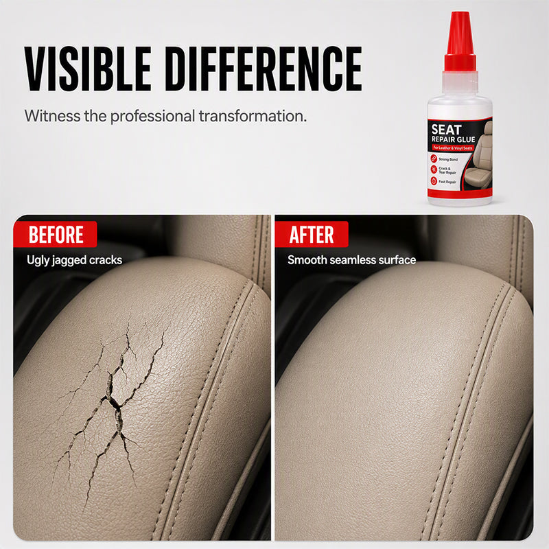 SeatSeal – Quick-Dry Leather & Vinyl Repair Glue with Precision Nozzle