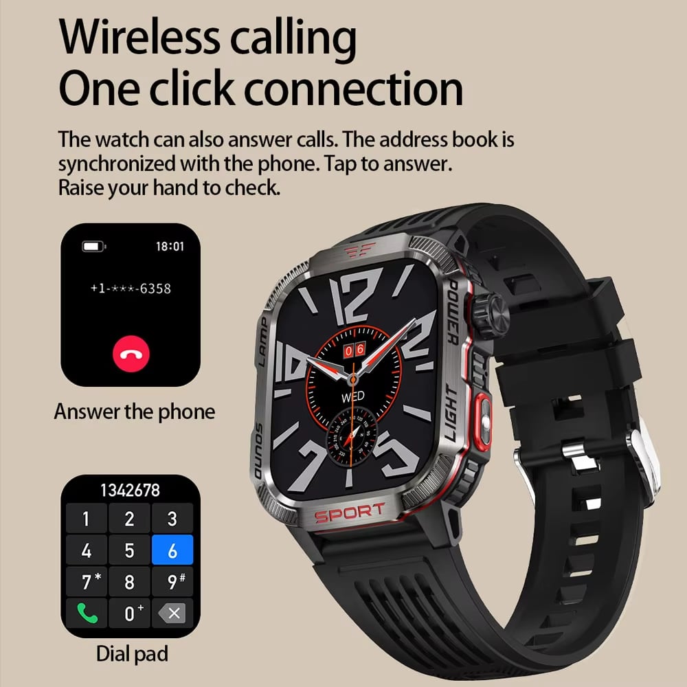 VanguardX - Outdoor Military Smart Watch – Power Meets Precision