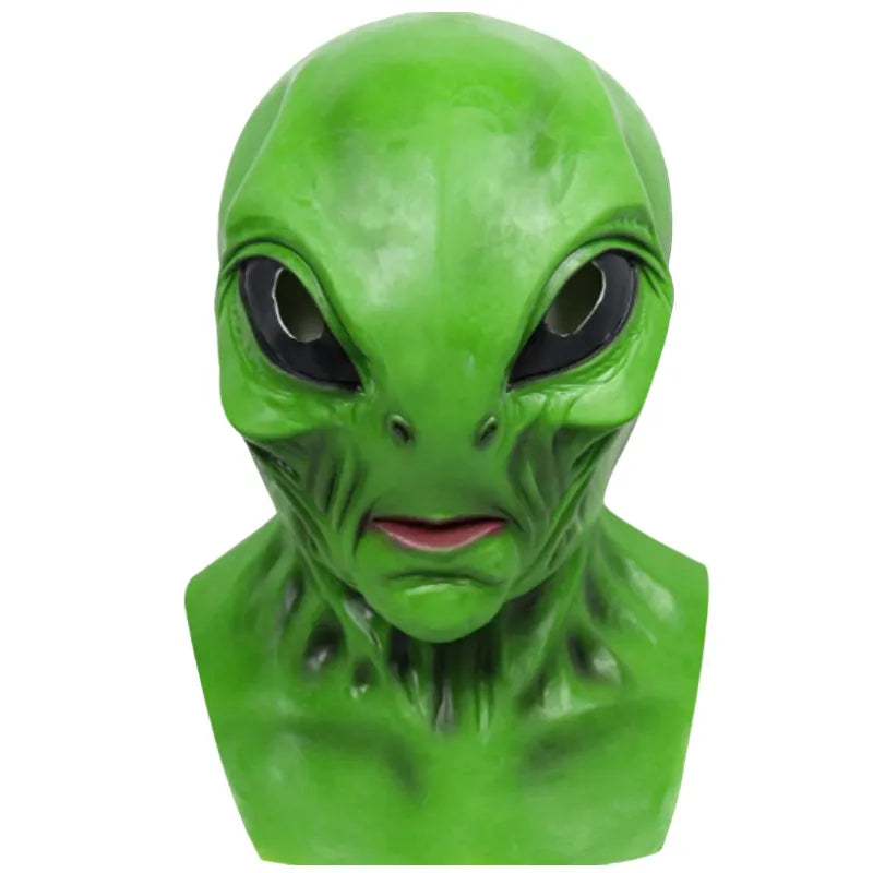 AlienAllure - Spooky Halloween Alien Mask
