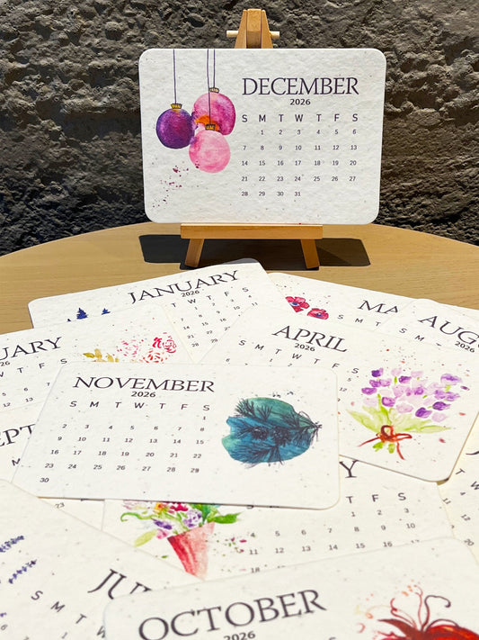 Eco-Friendly Plantable - Love Seed Calendar 2026