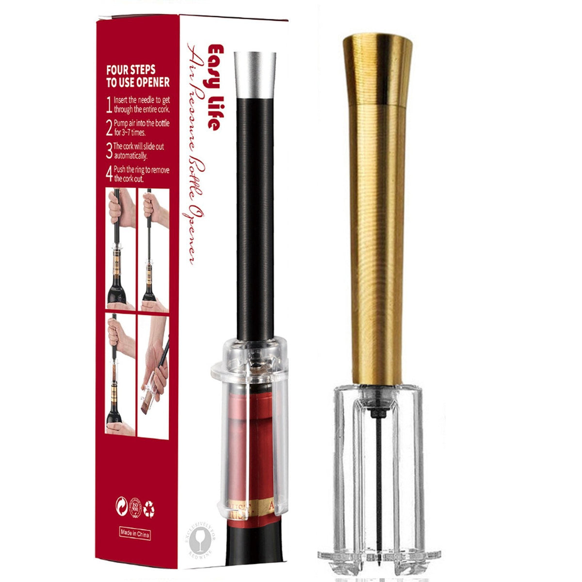 AirSpiral – Premium Air Pump Wine Bottle Set