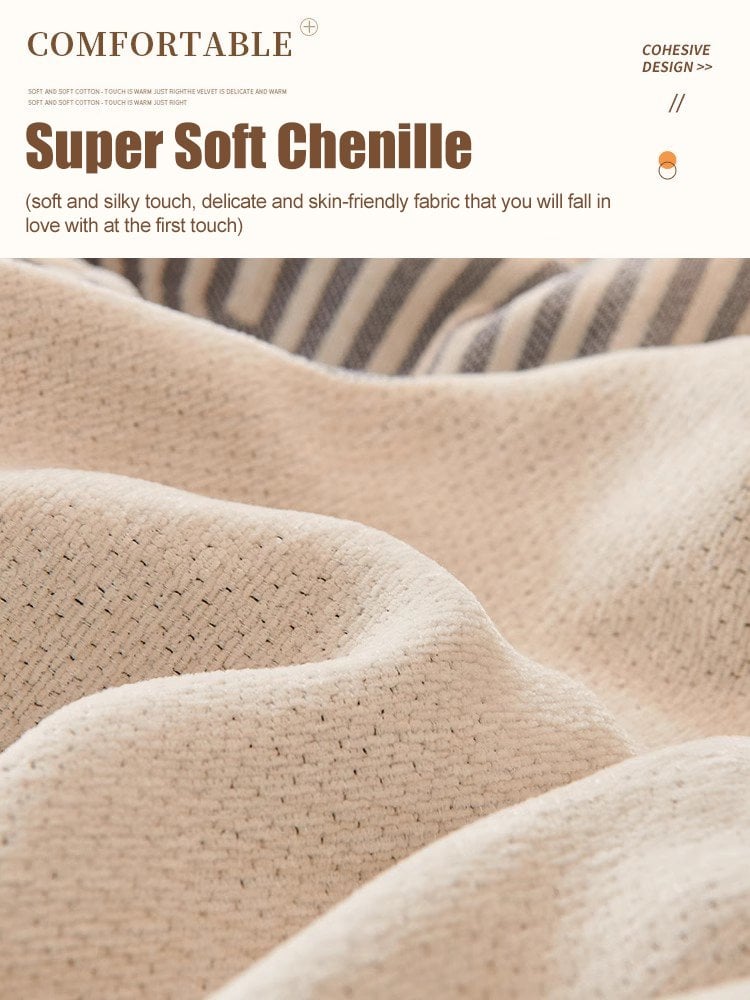 HomeHug - Cozy Reversible Chenille Couch Cover