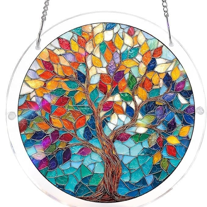 EmeraldFlame – Acrylic 80 Pcs Suncatcher Puzzle