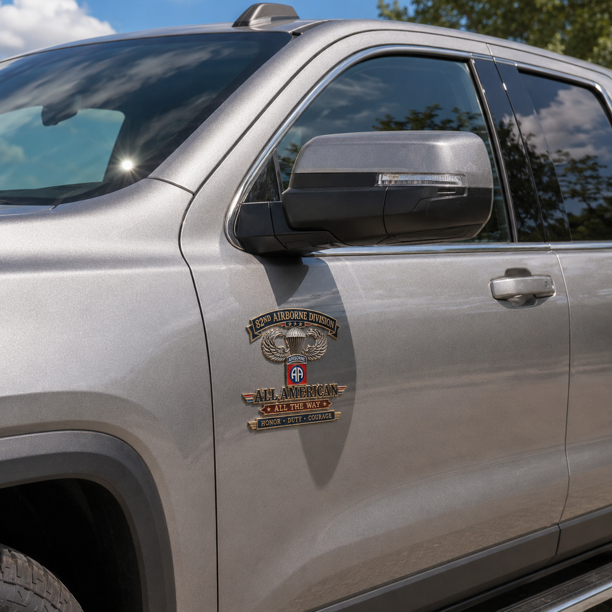 ValorMark – 82nd Airborne Memorial Car Emblem
