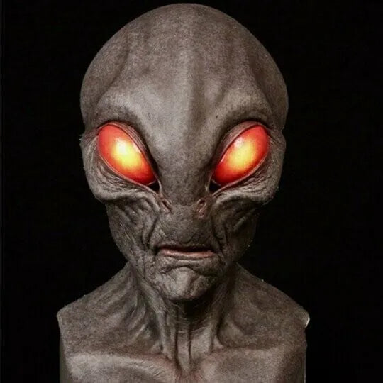AlienAllure - Spooky Halloween Alien Mask