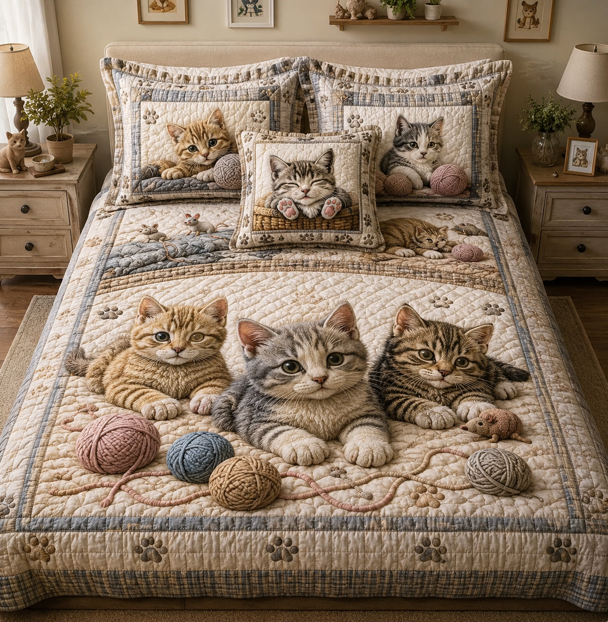 SnuggleNest – Luxury All-Season Cat Bedding Collection