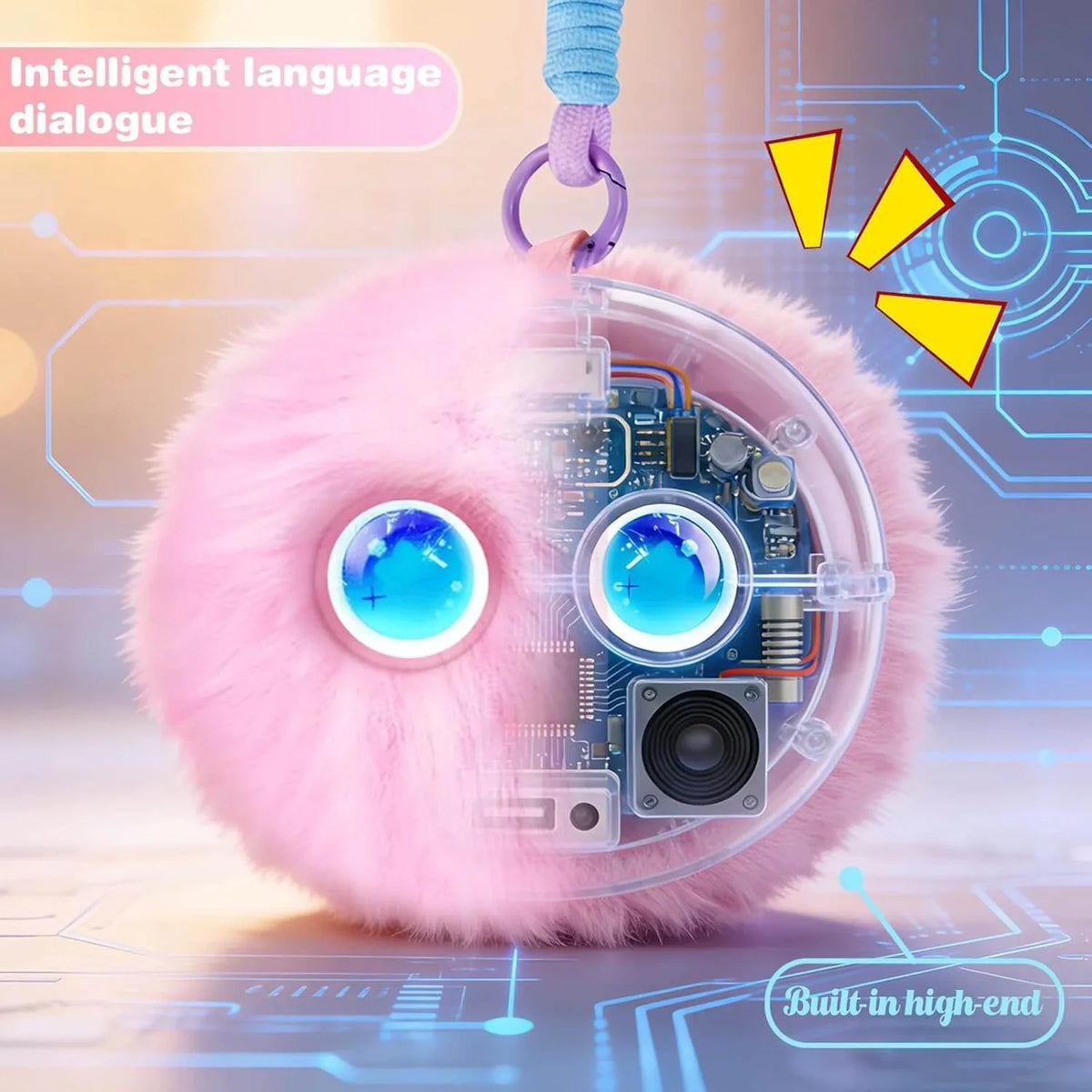 TalkiGlow – Smart Plush Desk Companion