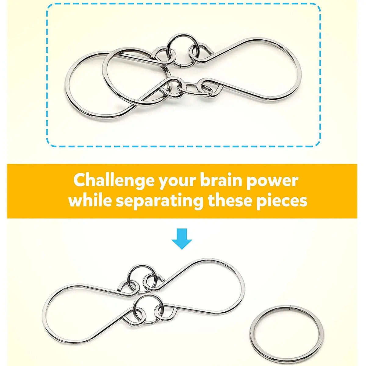 Disentanglement Iron Link Unlock Interlock Game