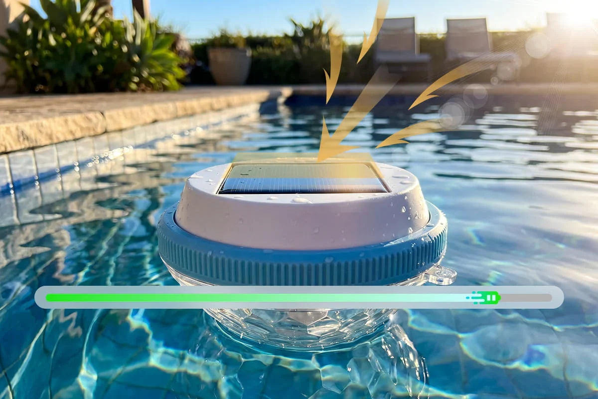 HydroShine – Solar Floating RGB Pool Light