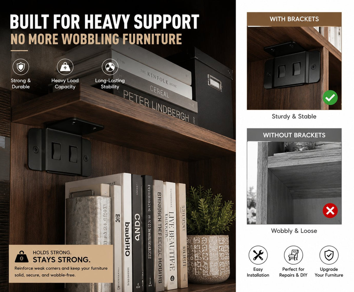 CornerForce – Heavy Duty Stainless Steel Furniture Corner Brackets