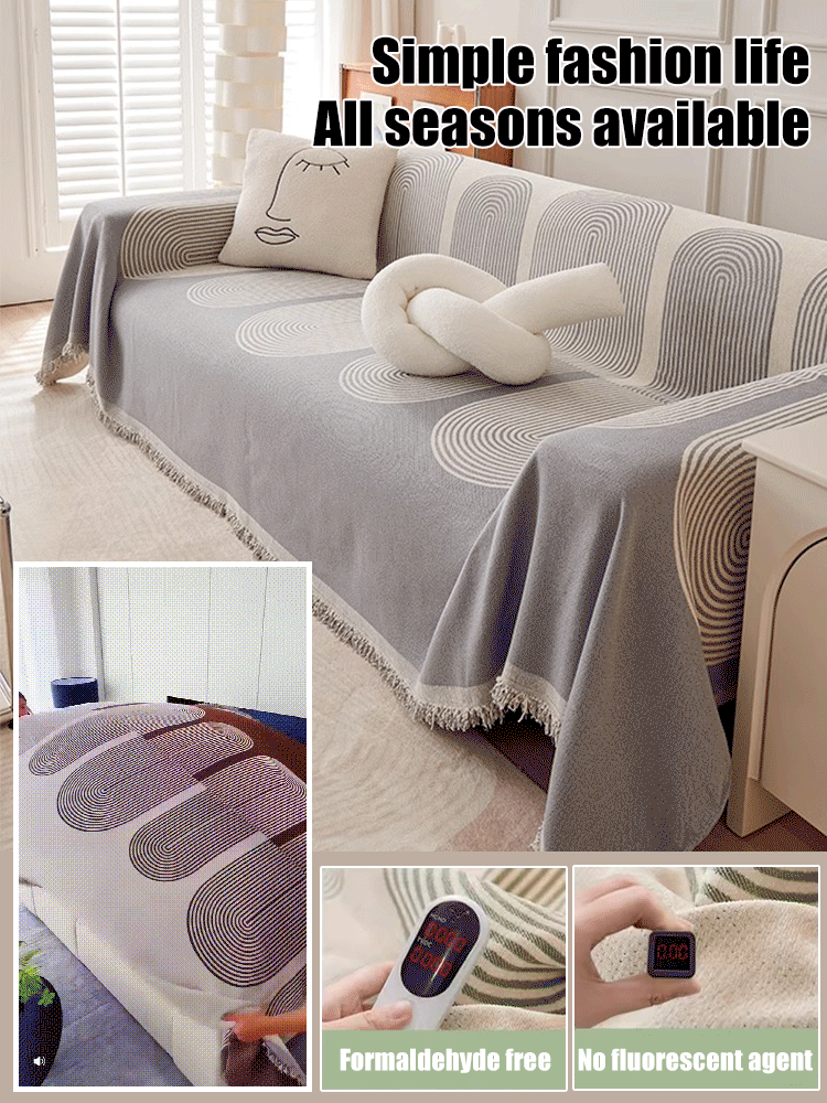 HomeHug - Cozy Reversible Chenille Couch Cover