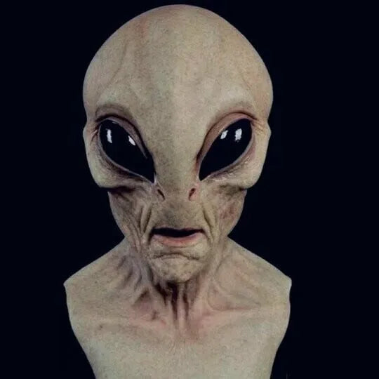 AlienAllure - Spooky Halloween Alien Mask