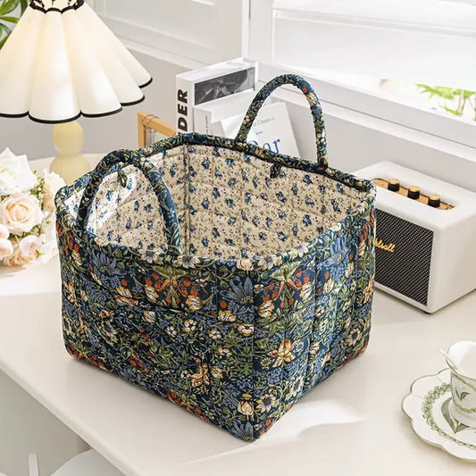 BohoNest – Woven Fabric Storage Basket