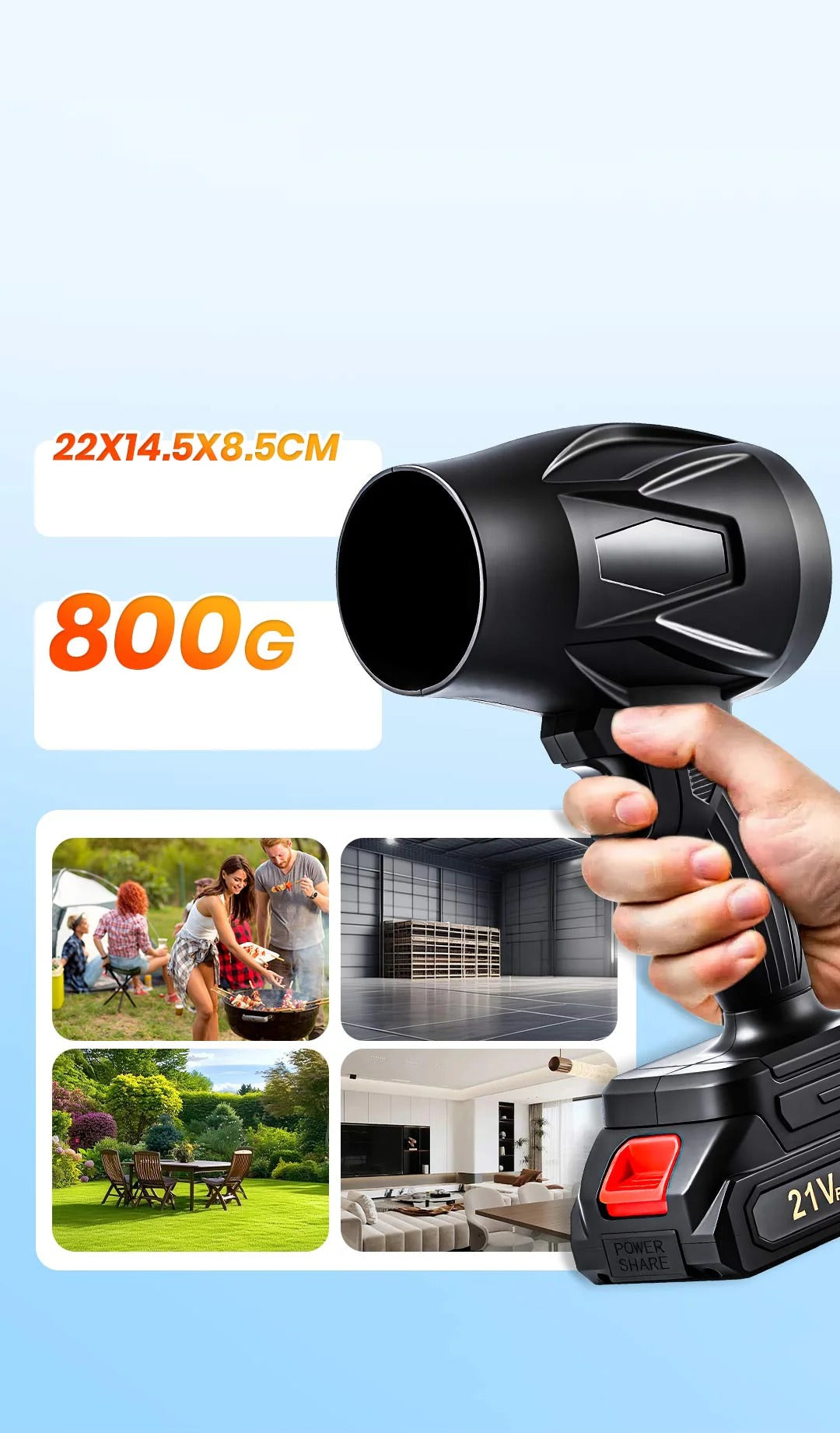 AirForge – High-Power Multifunctional Blower