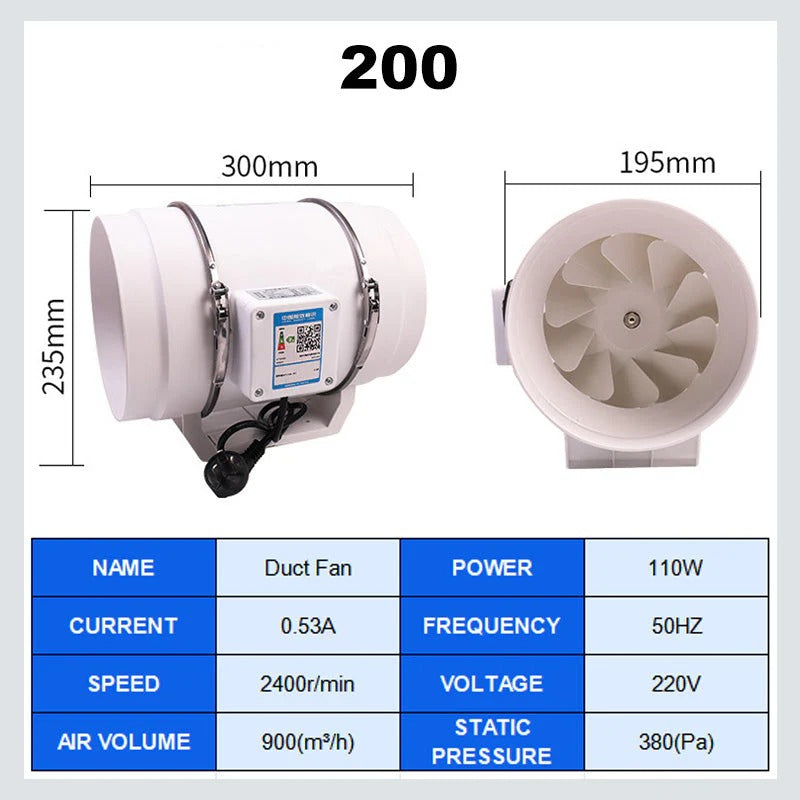 AeroForce – High-Pressure Duct Fan