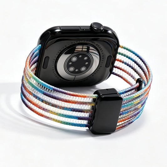 AiryWeave – Breathable Fishnet Silk Band for Apple Watch