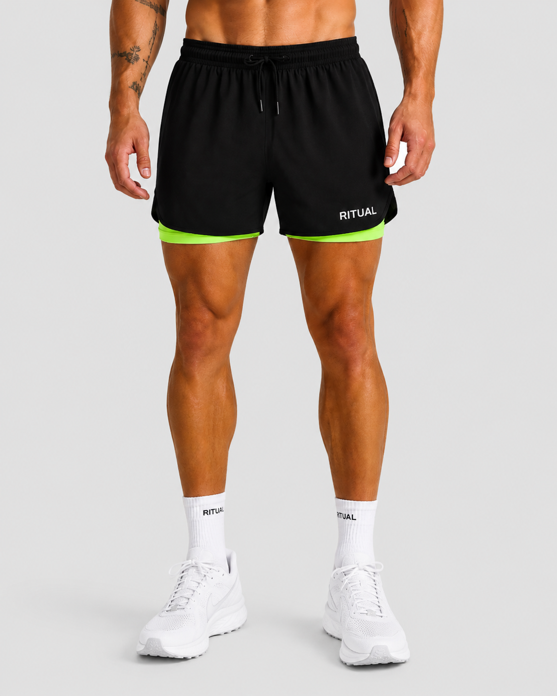 AeroStride – 2-in-1 Running Shorts with Compression Liner & Phone Pocket