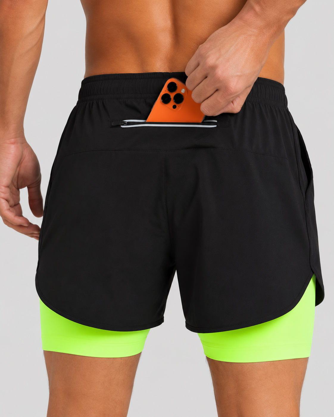 AeroStride – 2-in-1 Running Shorts with Compression Liner & Phone Pocket