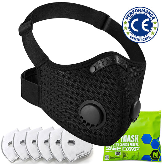 AirShield Pro – BASE CAMP N Pro Reusable FFP3 Dust Mask Combo Kit